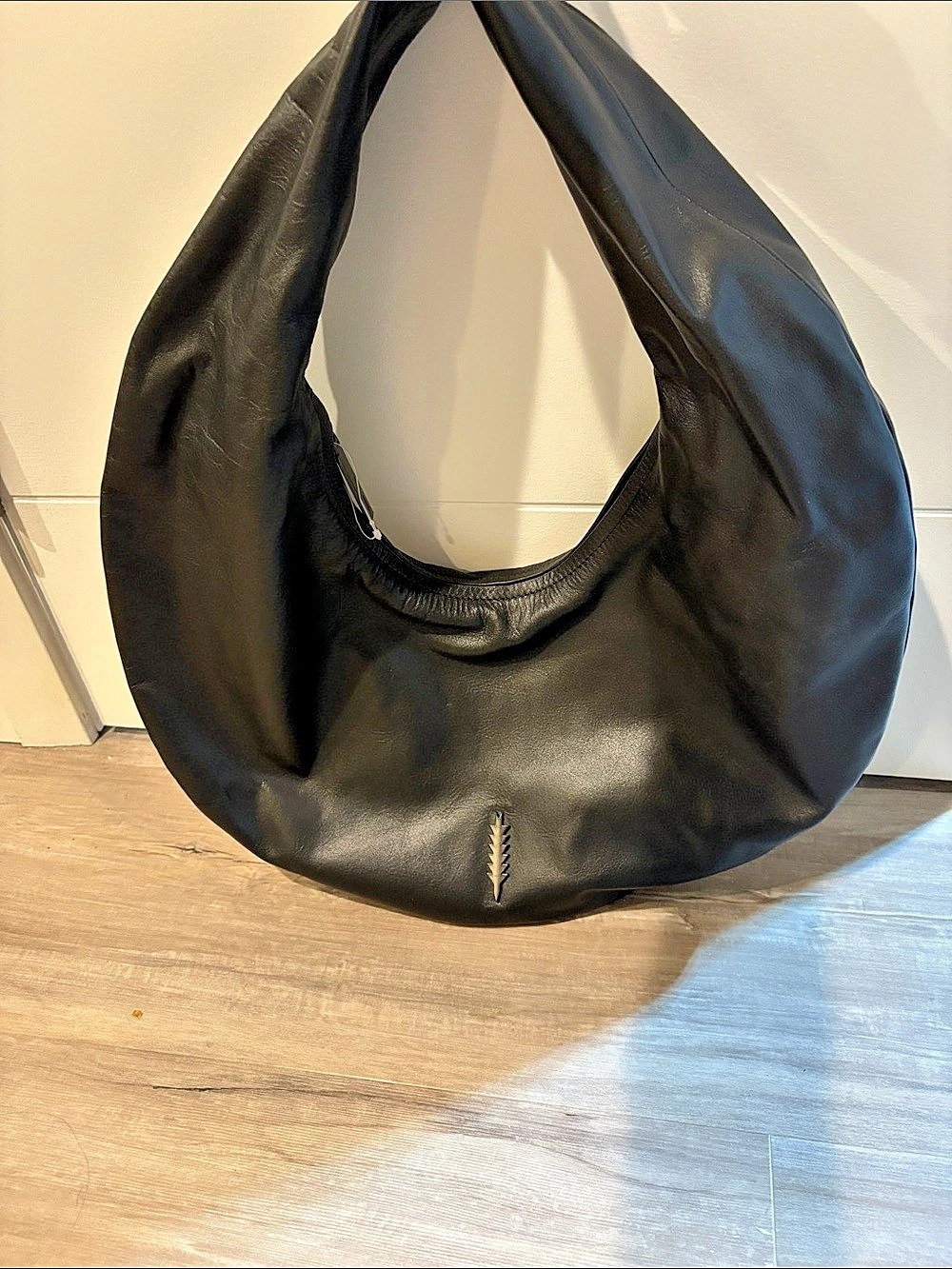 Thacker Black Hobo Bag
